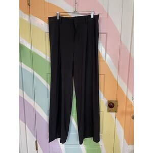 Vuori Women's XL Black Wide Leg Stretch Pants Career Travel Casual